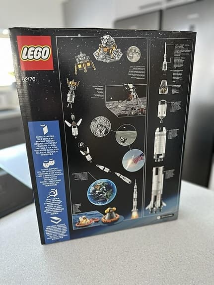 LEGO IDEAS NASA APOLLO SATURN V 92176 - NY/OÖPPNAD