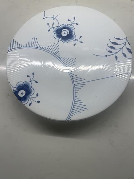 royal copenhagen blue fluted mega fat på fot 32 cm