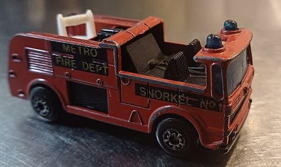 Matchbox Snorkel Metro Fire Dept 1981