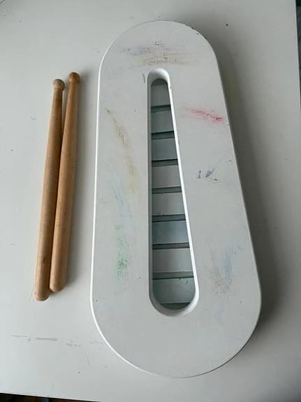 Xylofon med pinnar / 8 toner