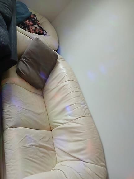 Äkta Skinn soffa. Nyskick.