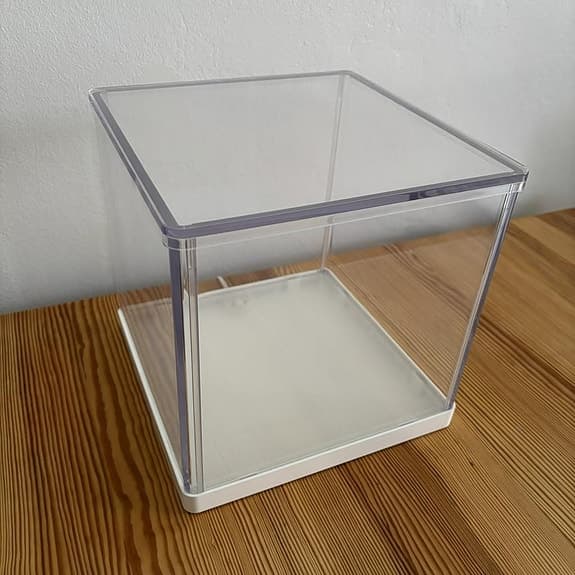 Vintage IKEA ljusbox SYNAS lampa display