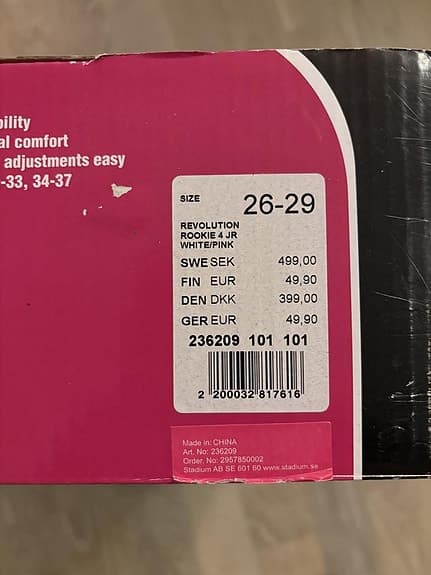 skridskor barn storlek 26-29