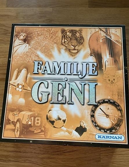 Familje Geni -trevligt brädspel