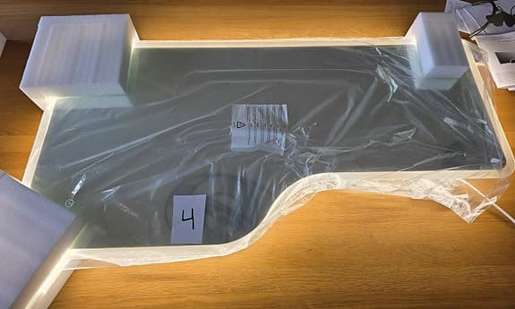 Spegel med LED-belysning (120x60cm)