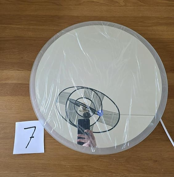 Spegel med LED-belysning (50cm)