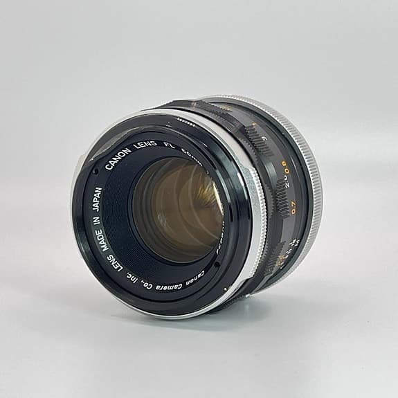 Canon FL 50mm f/1,8 objektiv – FL-fattning, fint skick