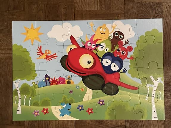 Babblarna pussel - 24 bitar - 60 x 40 cm- komplett