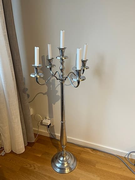 Golv ljusstake 1 meter