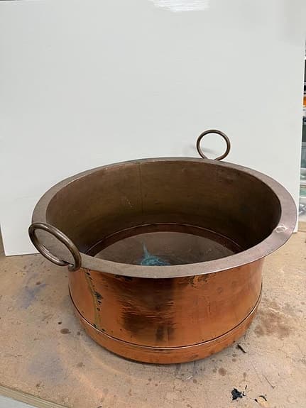 Koppargryta kopparkittel