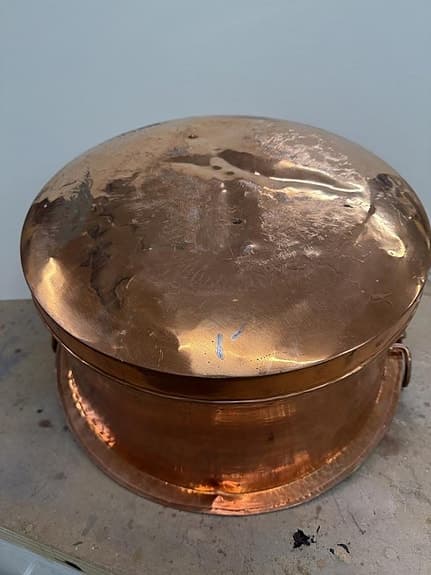 Koppargryta kopparkittel