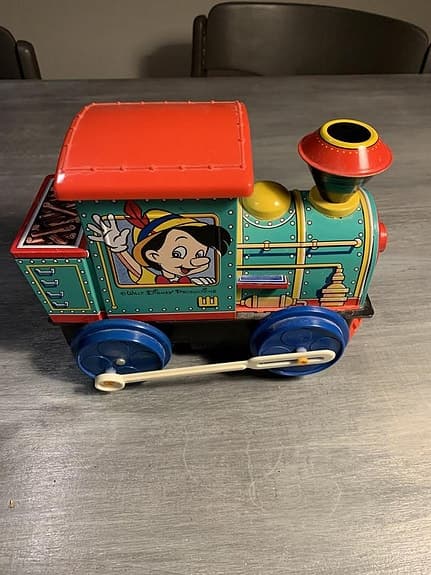 Leksaksbil Walt Disney Mickey Mouse från 1970 talet