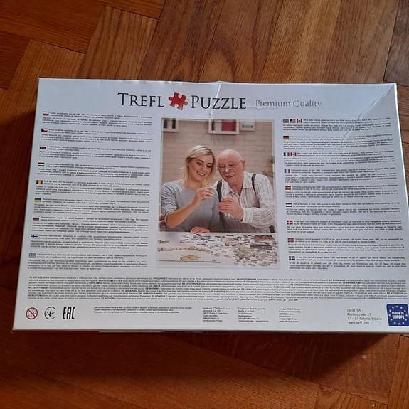 NYTT pussel 1 000 bitar afrikanska elefanter från TREFL