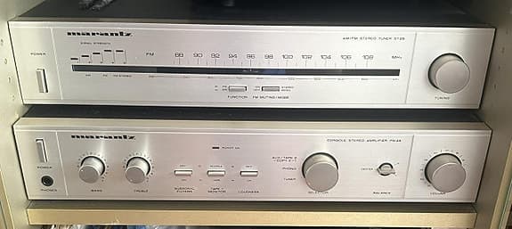 Marantz Console Stereo, Amplifier PM25,  Stereo Tuner ST 25