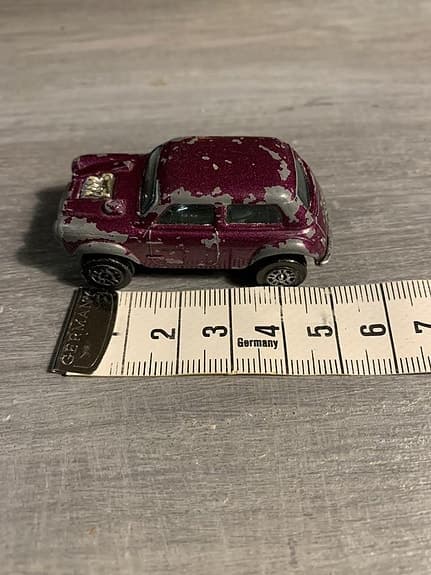 Leksaksbil Mini Cooper 1300 S från 1970 talet