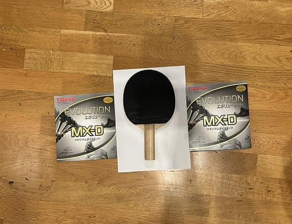 Offensiv pingisracket STIGAstomme + TIBHAR MX-D