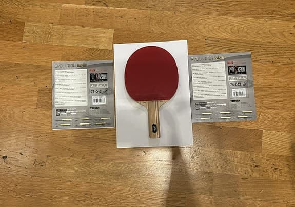 Offensiv pingisracket STIGAstomme + TIBHAR MX-D