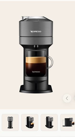 Nespresso Vertuo Next kaffemaskin av Delonghi
