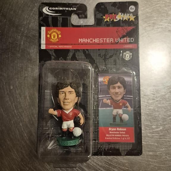 Bryan Robson ManUnited Prostars Fotbollsfigur