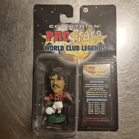 Gullit AcMilan Prostars Fotbollsfigur
