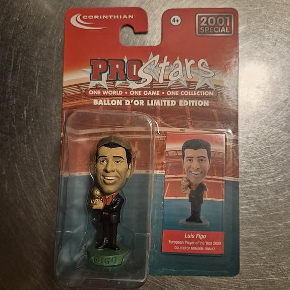Figo Ballon d'Or Prostars Fotbollsfigur