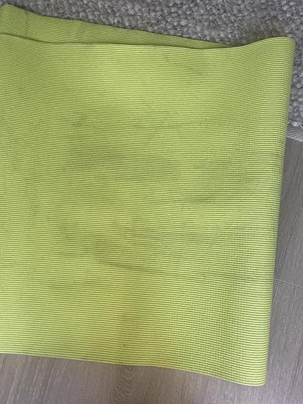 yoga/träningsmatta limegrön