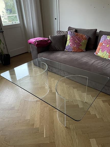 Glas soffbord