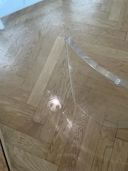 Glas soffbord