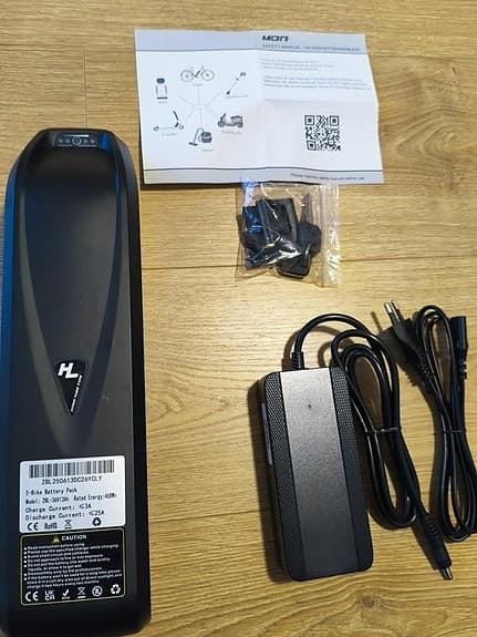 Elcykel batteri på 13Ah / 36V / 468Wh