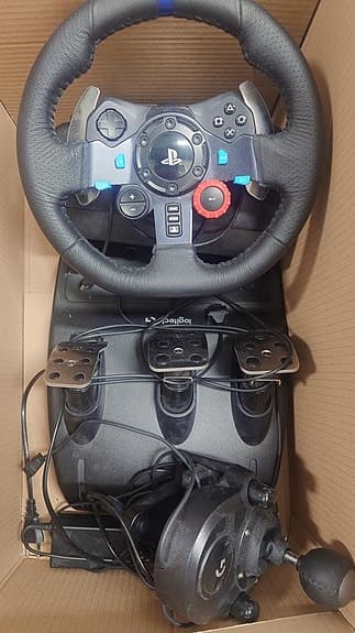Logitech G29 + växelspak