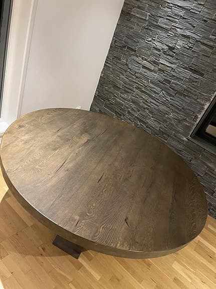Paris rund bord US Brown ek Ø150 cm