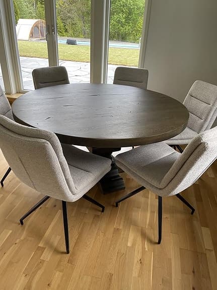 Paris rund bord US Brown ek Ø150 cm