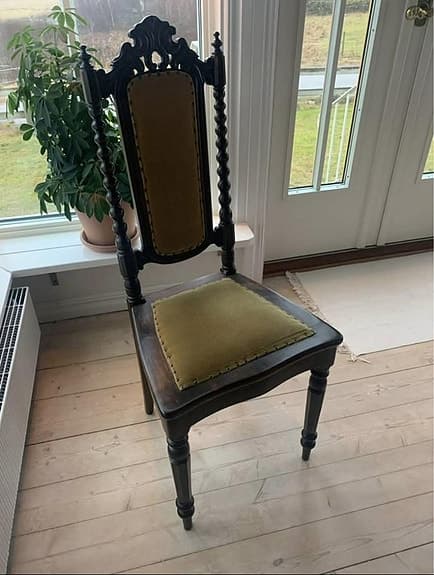 6 st Antika stolar i Rokokostil