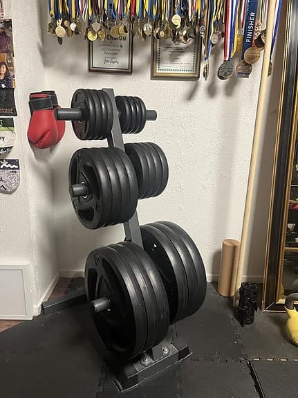 Fria vikter 50mm viktpaket plus ställ