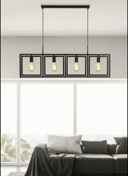 Helt ny svart pendellampa