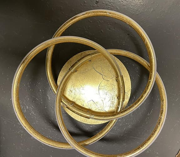 Globo LED 24W taklampa guldfärg