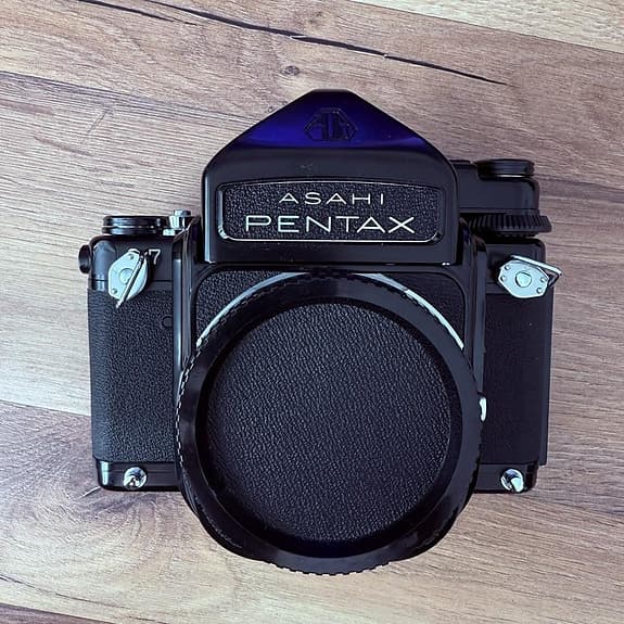 Pentax 6x7 med fyra objektiv