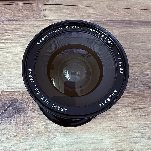 Pentax 6x7 med fyra objektiv