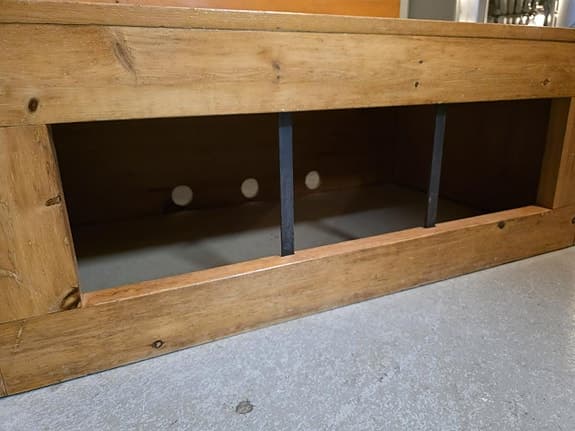 Bänk/soffa med förvaring