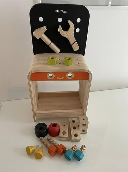 presenttips - Plan Toys arbetsbänk/snickarbänk/verktygsst
