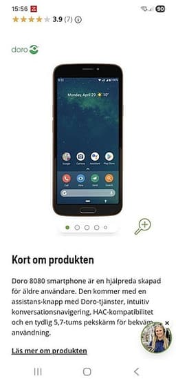 Mobiltelefon Doro 8080