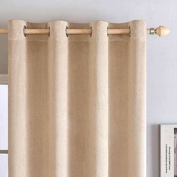 Mörkläggande Gardiner i Sammet, (Pack-2) (140 * 245 cm)