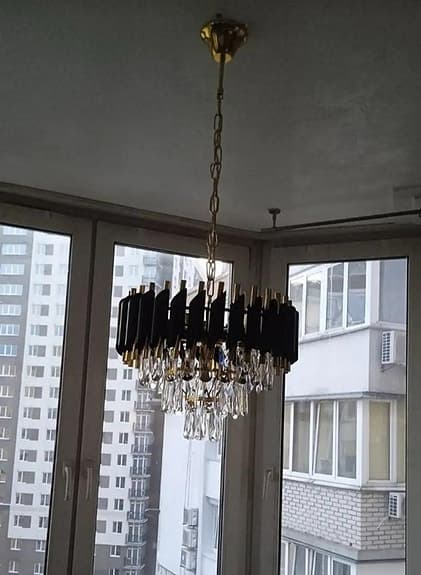 Elegant Kristallkrona oöppnad