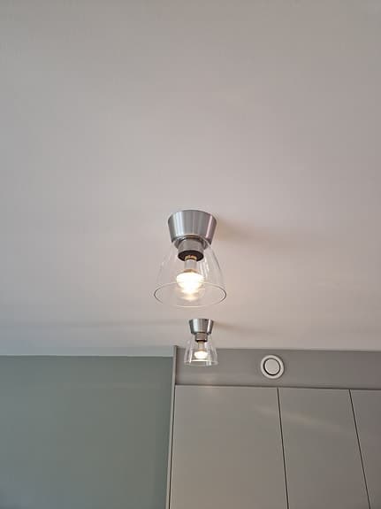 1 st taklampa. Belid Plafond Bizzo Ø16,5 cm.