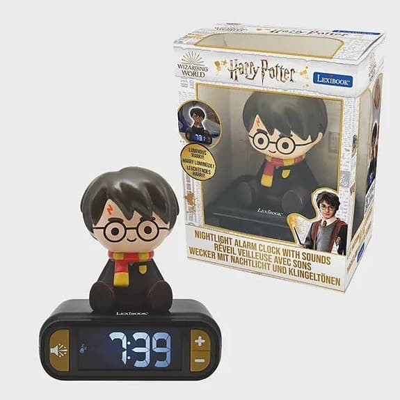 Harry Potter 3D Nattlampa Väckarklocka – Lexibook