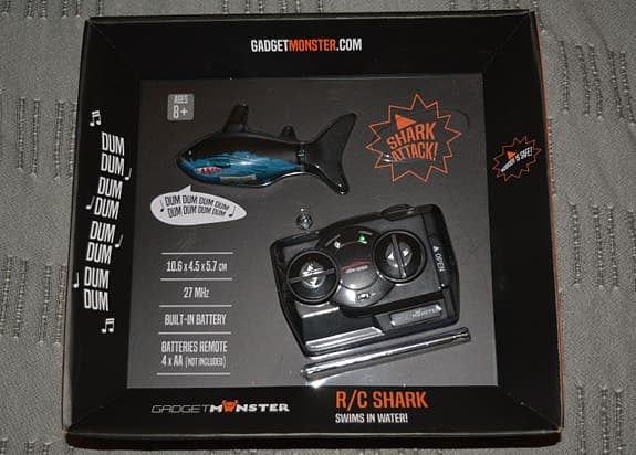 Gadget Monster R/C Shark (radiostyrd mini haj ~10cm)
