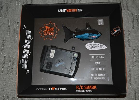 Gadget Monster R/C Shark (radiostyrd mini haj ~10cm)
