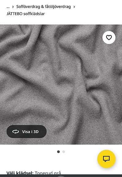 Klädsel till Ikea, jättebo 1-sitsmodul