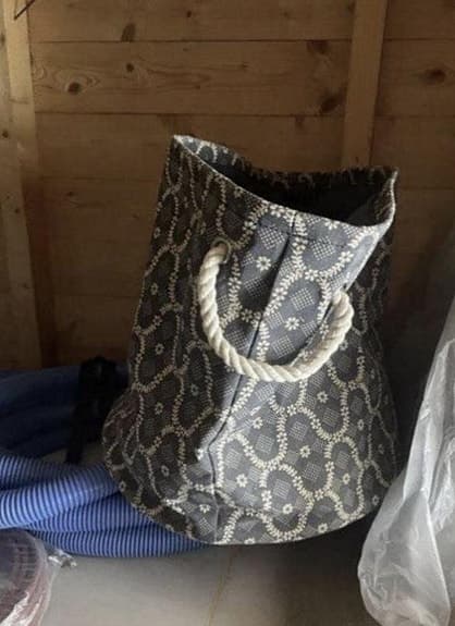 Tyg säckar  från Oscar & Clottilde 3 st NYA