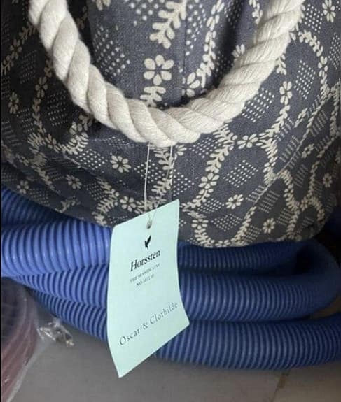 Tyg säckar  från Oscar & Clottilde 3 st NYA